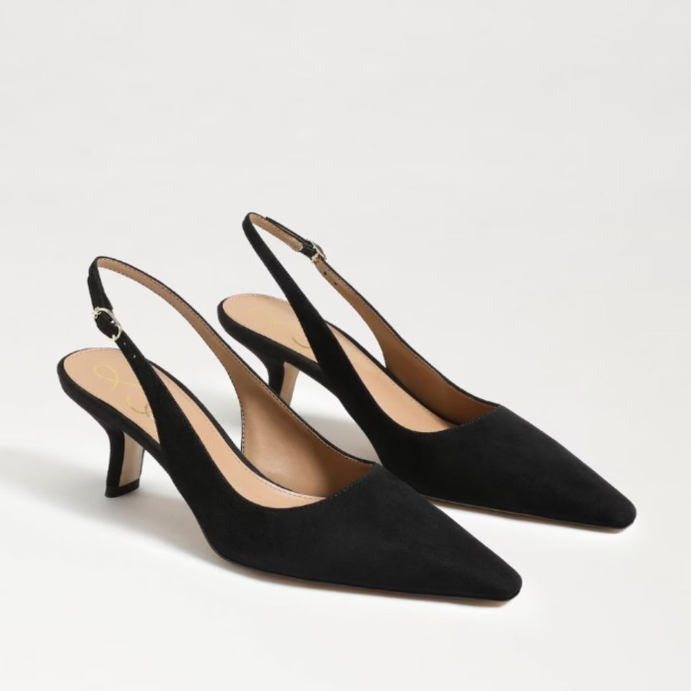 Sam Edelman Bianka Suede Slingback Pump Size 7